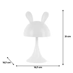 Світильник-нічник Kite LED з акумулятором Simple Bunny білий (K25-317-1-1) - мініатюра 5