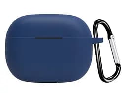 Чохол-накладка DK для Realme Buds T310 Silicone Candy Friendly з карабіном (017219) (dark blue) - мініатюра 2