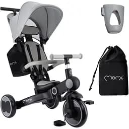 Триколісний велосипед MoMi Solivia 4 в 1 grey