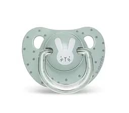 Пустушка анатомічна Suavinex Hygge Затишні історії Зайчика, 18+ міс., бірюзовий (306580)