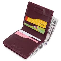 Жіноче шкіряне портмоне Grande Pelle 10х10х1.5 см acs0018774 - мініатюра 3