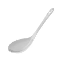 Ложка для мультиварки рису половник пластикова глибока 22х7 см, Kitchen Master Білий 86665
