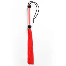 Кнут красный, ручка из шариков FLOGGER, 39 см