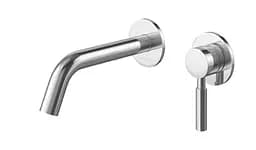 Смеситель для умывальника Kohlman Roxin хром + Box скрытого монтажа QW180R Хром