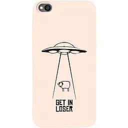 Чехол-накладка Toto Pure TPU 2 mm Print Case Xiaomi Redmi Go #70 Get Loser Sand pink