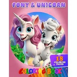 Розмальовка для дітей PonyUnicorn А05122401 формат А4