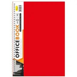 Блокнот Апельсин А4 Б-БП4-40 40 листів пружина збоку червоний        