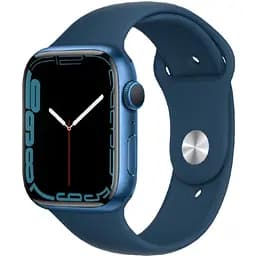 Смарт-годинник Apple Watch Series 7 GPS 45mm Blue Aluminum Case with Blue Sport Band (MKN83) [60284]