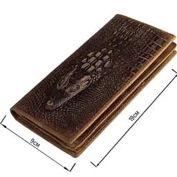 Купюрник чоловічий 14381 шкіряний Vintage коричневий - мініатюра 8