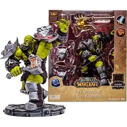 Фигурка McFarlane Варкрафт Мир Военного Ремесла Орк World of Warcraft Orc Warrior and Shaman 17 см MF WOW O