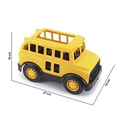 Дитячий іграшковий Автобус ТехноК 7136TXK, жовтий - мініатюра 3