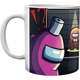 Кружка GeekLand Амонг Ас Among Us Один из нас Допрос AU.02.564