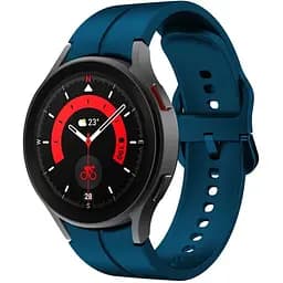 Ремінець силіконовий BeWatch NEO для Samsung Galaxy Watch 4/5/6 20 мм Синій (101neo09)