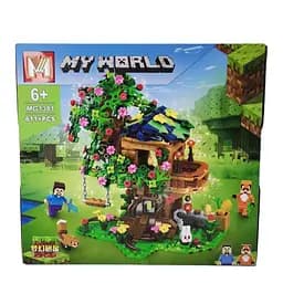 Конструктор детский My World Minecraft, MG1381, 611+ деталей