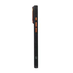 Карбоновый чехол для Apple iPhone 17 Pro, LikeCarbon2 SE MagCase, черный, тонкий защитный чехол-панель из поликарбоната с магнитами N52, MagSafe, противоударный, совместимый с беспроводной зарядкой, приподнятые края для защиты камеры, ArmorStandart (ARM89164) - мініатюра 6