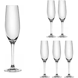 Набор бокалов для шампанского Lora Лорен 210 мл 6 шт. NGC6SETCHAMP