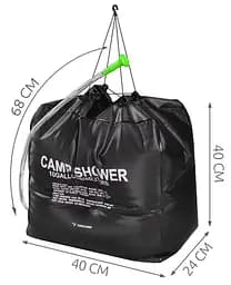 Похідний душ Camp Shower 40 л туристичний переносний душ для дачі та кемпінгу Trizand 23494 - мініатюра 2