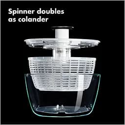 Сушка для зелені, овочів та фруктів OXO Good Grips Glass Salad Spinner (11262700) - мініатюра 5