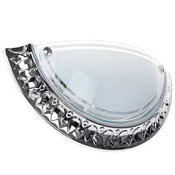 Бра Brille PK-35/1 CH настінне накладне половинка класичне