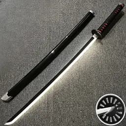 Катана Клинок рассекающий демонов Танджиро Demon Slayer Tanjiro 103 см декоративная с подсветкой