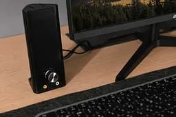 Акустична система 2E PCS203, 2.0, USB, Metal Black - мініатюра 3