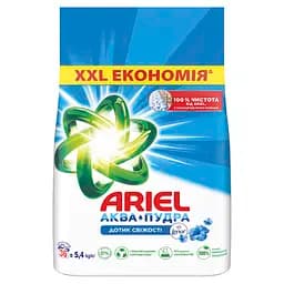 Пральний порошок Ariel Аква-Пудра Touch of Lenor 5.4 кг - мініатюра 2