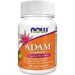 Вітамінно-мінеральний комплекс для чоловіків Now Adam 30 капсул