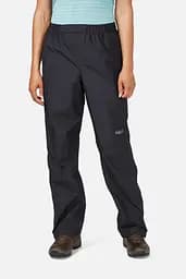 Штани жіночі Rab Downpour Eco Pants Womens 12 Чорний