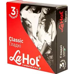 Презервативи La Hot Classic з ароматом м'яти 12 шт. (4 уп. х 3 шт.)