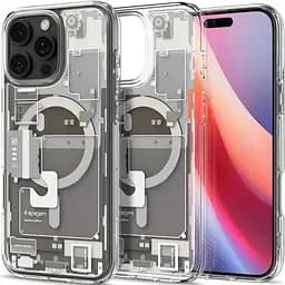 Чохол Spigen Ultra Hybrid MagSafe Zero One Natural Titanium для iPhone 16 Pro (ACS08137)