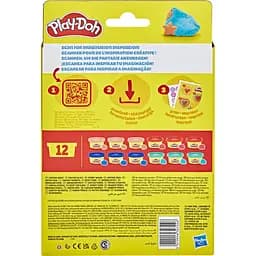 Набір маси для ліплення Hasbro Play-Doh 12 кольорів (G0519) - мініатюра 4