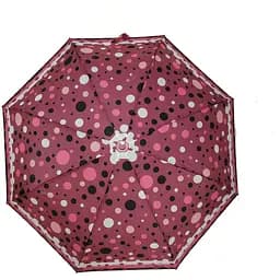 Женский складной зонтик полуавтомат S&L 97 см бордовый