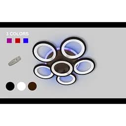 Люстра світлодіодна з пультом Linisol 5538-5-1 Color LED - мініатюра 2