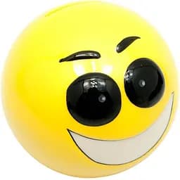 Копилка Смайл керамическая d 9 см