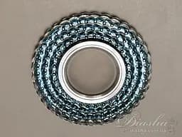 Розкішний скляний точковий світильник із вбудованим світлодіодним пі.