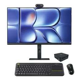 Комплект ПК офисный максимум: Мини-Пк Ryzen 7 / 16GB / 512GB + Монитор 27″ Redmi A27Q 120 Гц + Logitech клавиатура, мышь + веб-камера