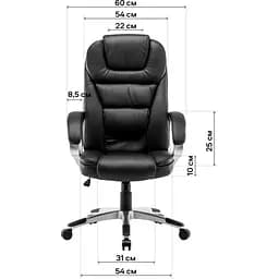 Офісне крісло GT Racer X-2852 Classic Fabric Black [147922] - мініатюра 3