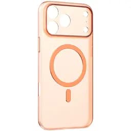 Силіконовий чохол iPhone 17 Pro Max Momax CaseForm Lite Magnetic Case with MagSafe - Матовий, Solar Orange (MTAP25XLM)