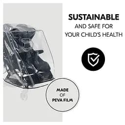 Дощовик Hauck Pushchair Raincover Duo (55081-6) - мініатюра 8