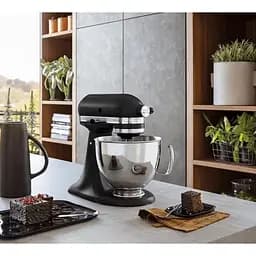 Планетарний міксер KitchenAid Artisan 4.8 л матовий чорний (5KSM125EBM) - мініатюра 4