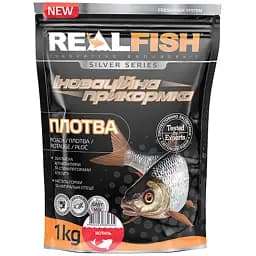 Прикормка Real Fish Silver Series Плотва Мотиль 1kg