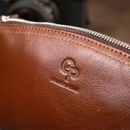 Жіноча шкіряна косметичка GRANDE PELLE 23х10х7 см acs0018661 - мініатюра 8