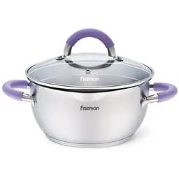 Кастрюля Fissman Annette со стеклянной крышкой 4.7 л (5482)