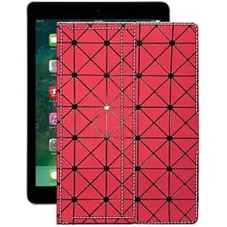 Чохол StatusCASE з екошкіри для планшету Apple iPad 5 A1822 Червоний ромб