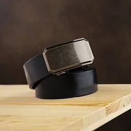 Ремінь чоловічий з незручною пряжкою 20274 Vintage чорний 105-120 см - мініатюра 4