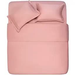 Простыня на резинке Ardesto Mix & Match Premium сатин 180x200+30 см светло-розовая (ART1820FSU)