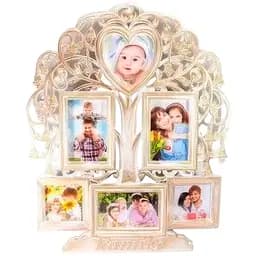 Мультирамка Дерево для 6 фото золотиста 56 х 46 х 2.5 см