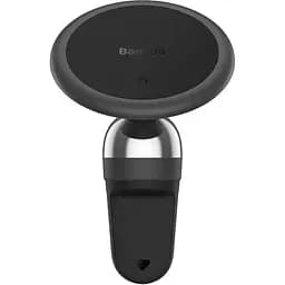 Автомобільний утримувач холдер Baseus C01 Magnetic Phone Holder Air Outlet Version SUCC000101 Black - мініатюра 2