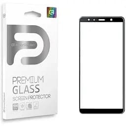 Захисне скло Optima Full-Screen 3D для Samsung A7 2018 (SM-A750) чорне