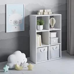 Полка для книг Vays cтеллаж для дома на 6 ячеек M-58